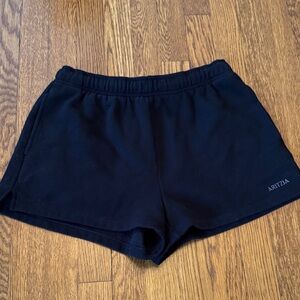 Aritzia Black Athletic Lounge Shorts